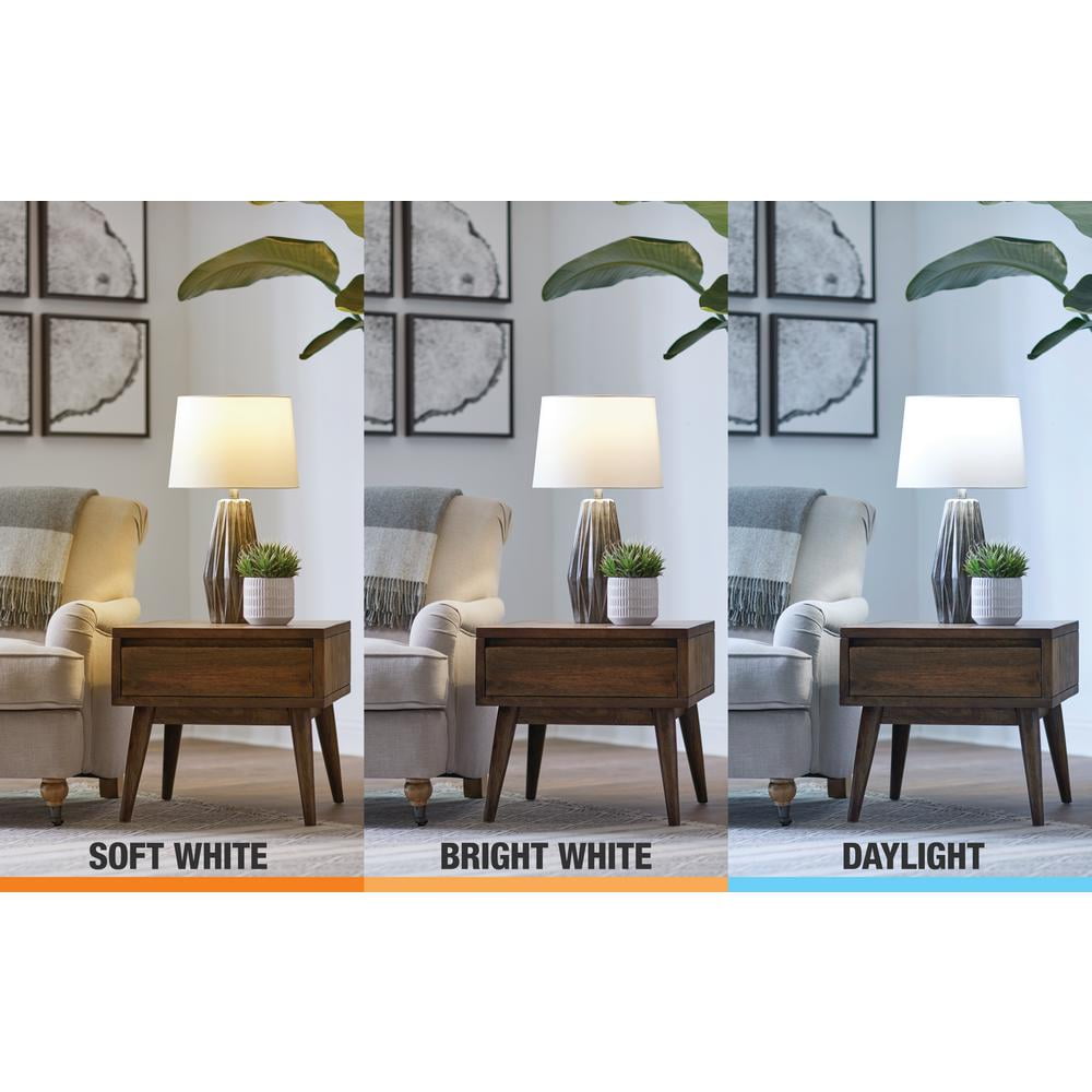 EcoSmart 60-Watt Equivalent A19 Non-Dimmable LED Light Bulb Soft White (8-Pack)