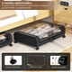 thumbnail image 5 of 2PCS Zapatera Bajo Cama, Cajas de Almacenamiento Debajo de La Cama con Ruedas y Tapa Transparente, Organizador de Almacenamiento de Gran Capacidad para Edredones, Ropa, Juguete,Zapatos, 5 of 8