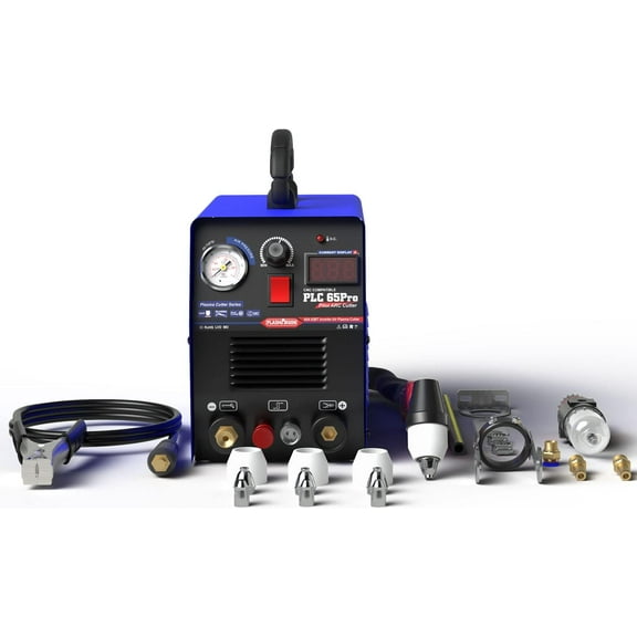 PLC65P,65Amp Plasma Cutter Machine,Plasma Cutter Pilot arc,Plasma Cutting Equipment ,110/220V Dual Voltage IGBT CNC Inverter Plasma cutter for beginners