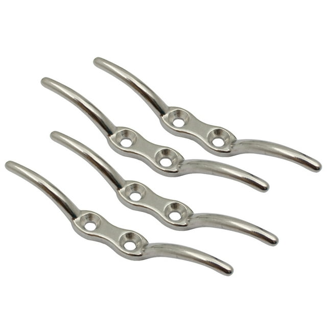 Speravity Abrazadera de cuerda de amarre para barcos, ganchos de asta de bandera de acero inoxidable 316, herrajes de lona extraíbles, cuerda de Type3 NO3
