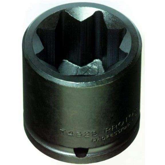 Impact Socket, 1/2 In Dr, 13/16 In, 8 pt