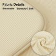 thumbnail image 2 of Chair Cushions for Dining Chairs 6 Pack, Non Slip Indoor Chair Pads, U-Shaped Seat Cushions, 15 x 16 Inches, Black, 2 of 7