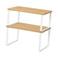 thumbnail image 1 of Luzkey Cabinet Organizer Shelf Pantry Storage Shelves Rack Stand Space Saving Standing Seasoning Rack Kitchen Storage Shelf for Home, 1 of 8
