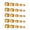 8 5 each, variant on 10/25Pieces Brass Internal Hexgonal Pipe Plugs Fittings Male Thread for Efficient Sealing In Mechanical Systems