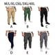 thumbnail image 2 of Sonducket Joggers para hombre Pantalones con bolsillo en la cintura Pantalones casuales elásticos ajustables para la playa Uniforme atlético Azul marino 2XL, 2 of 6