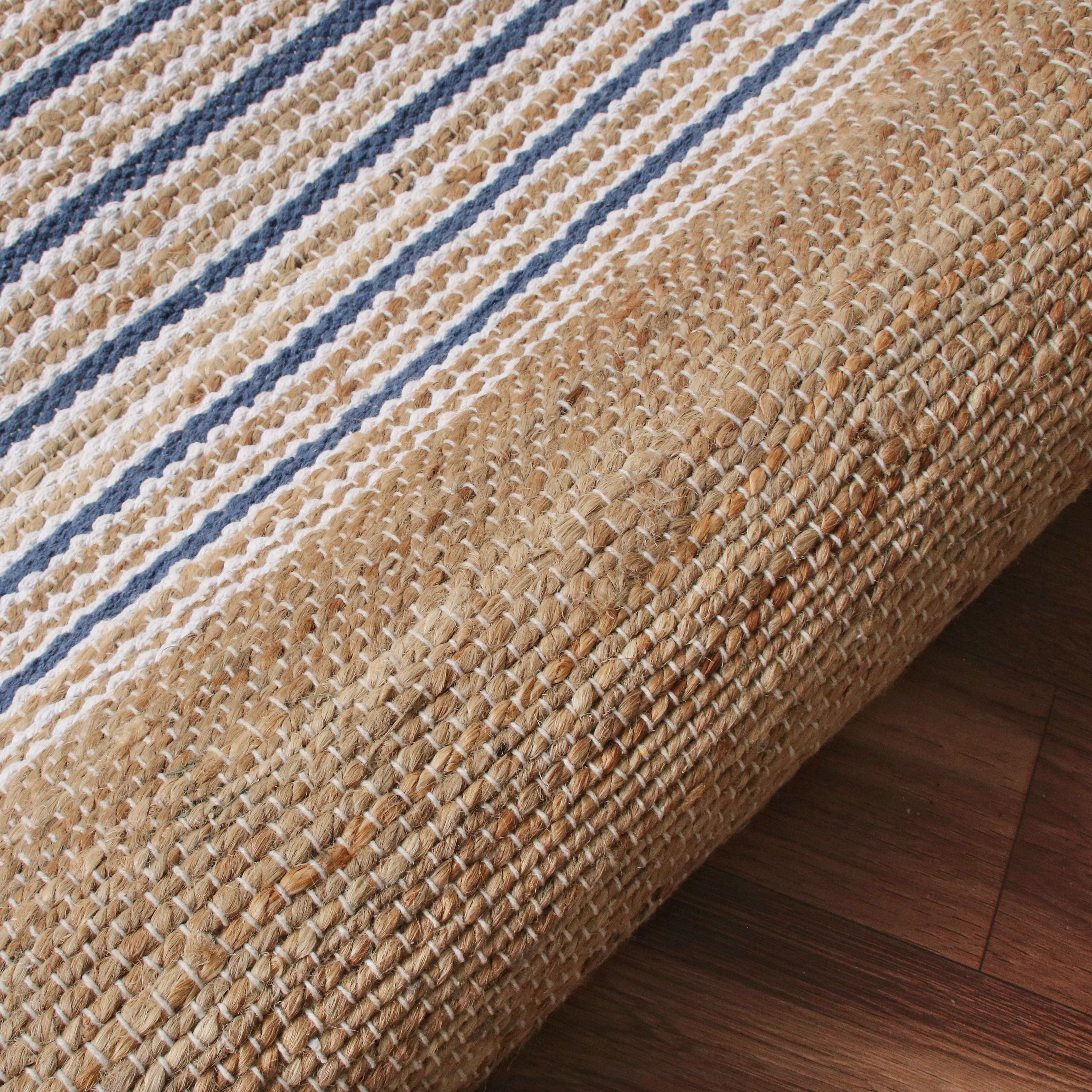 Ox Bay Striped Hand-Made Area Rug, 12' x 9'