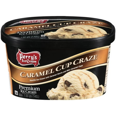 Perrys Ice Cream Perrys 1.5qt Caramel Cup Craze Ic