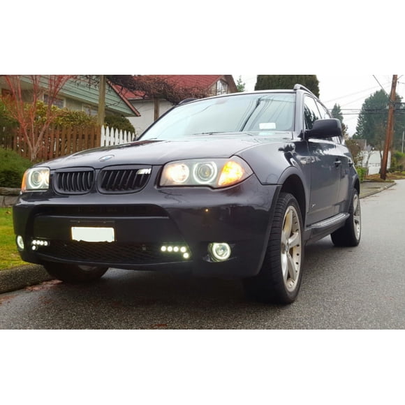 For 2004 2005 BMW X3 US Halo Fog Lamp Driving Light Kit E83 Angel Eyes