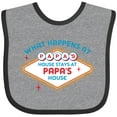thumbnail image 3 of Inktastic Las Vegas Stays at Papa's Boys or Girls Baby Bib, 3 of 4