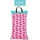thumbnail image 1 of HappyFlute - Bolsas impermeables de poliéster PUL para bebés, para uso en cochecitos de bebé, 40 x 70 cm, tamaño grande, paquete doble, bolsa para pañales, EF268, rosa, 1 of 5