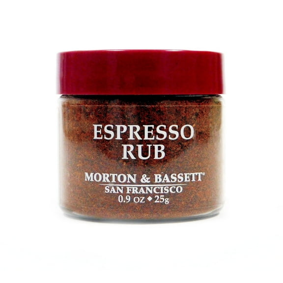 Morton & Bassett Espresso Rub Seasoning, 0.9 oz – Spice Blend