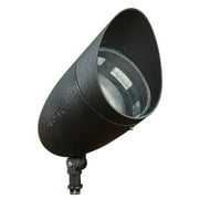 Dabmar Lighting Cast Aluminum Directional Spot Light with Hood, Black