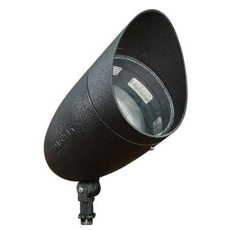Dabmar Lighting Cast Aluminum Directional Spot Light with Hood, Black