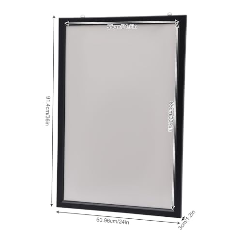 LED Light Box Frame, 23.6 × 35.8 in Wall Mounted Photo Frame LED Light Box Display Sign Holder, Restaurant LED Light Box Supermarket Movie Poster Display Frame Menu Sign Board