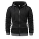 thumbnail image 4 of MHFRRA Sudadera con Capucha y Bolsillos para Hombre, Ligera, Informal, Cómoda, Estilo Urbano, Deportiva, con Capucha Negro, 4 of 4