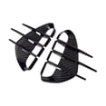thumbnail image 4 of 2 piezas de cubierta de ventilación lateral para coche, embellecedor para decoración automotriz, guardabarros delantero, accesorios exteriores, actualización de cubierta de ventilación raya, 4 of 8