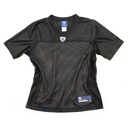 - Reebok NFL Football Women's Blank Replica Jersey - Black