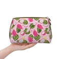 thumbnail image 4 of Easygdp Dragon Fruits Leather Makeup Bag Zipper Pouch Travel Cosmetic Organizer for Women and Girls, Make up Bag with Zipper, 4 of 8