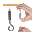 thumbnail image 2 of Kit de Fil de Suspension pour Photo 5 Pcs, 2M x 1.5mm Acier Inoxydable avec Crochet Réglable et Rail de Moulage, 2 of 5