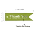 thumbnail image 5 of Inkdotpot Thank You For Celebrating With Us Bridal Shower Bottle Tag Real Silver Foil Favor Hang Tags Pack Of 100, 5 of 6