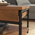 thumbnail image 2 of Sauder Iron City Lift Top Coffee Table, Checked Oak, 427122, 2 of 9