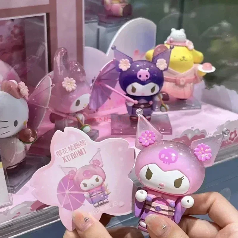 Figurine Originale Sanrio Anime Blossom et Wagashi Série Boîte