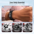 thumbnail image 3 of Digital Alarm Clock, Vibrating Silent Bracelet Watch with Step Counter & Stopwatch for Deep Sleepers, 3 of 7