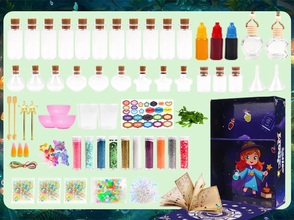 Mydova Mystery Potions Kit, Magic Mix Kit 22 Bottles, Christmas Gifts for Kids, 6 7 8 9 10 11 Year Old Girls Craft Kits Toy,Birthday Gifts for 6-12 Year Old Kids