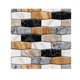 thumbnail image 1 of 10 hojas de pegatinas de pared con diseño de ladrillo, pegatinas de cocina a prueba de grasa, pegatinas de pared autoadhesivas, 1 of 4