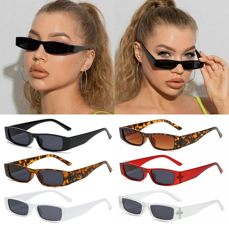 Vintage Small Square Frame Sunglasses Women UV400 Rectangle Sun Glasses  Eyewear