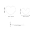 thumbnail image 2 of IDEANATEGRATE 1Jgo Base Para Flores En Forma Para Centros De En Bodas Y Eventos, 2 of 8