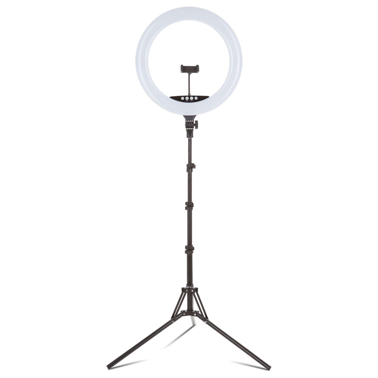 Vivitar 18-Inch LED RGB Ring Light with Tripod, Phone Holder, USB Charging Ports and Wireless Remote