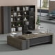 thumbnail image 2 of Drawers Reception Office Desks Wooden Multifunctional Reading Meeting Office Desks Console Keyboard Scrivanie Room Furnitures My Lux Decor Round, 2 of 29