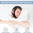 thumbnail image 3 of HLONK Chin Strap for Snoring  Adjustable and Breathable Anti Snoring Chin Strap  For CPAP Users Comfortable Anti Snoring Devices Chin Strap for Men and Women to Stop Snoring, 3 of 7