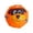 Saffron, variant on Squeaky Vinyl Dog Ball with Funny Face, Interactive Sounding Toy for Small and Medium Breeds Boredom Relief, Blue