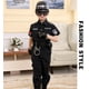 thumbnail image 2 of Ropa de policía para niños pequeños Ropa de policía especial Ropa de actuación de policía de tráfico para niños pequeños Ropa de actuación de juegos de rol de soldados para campamentos de verano, 2 of 4