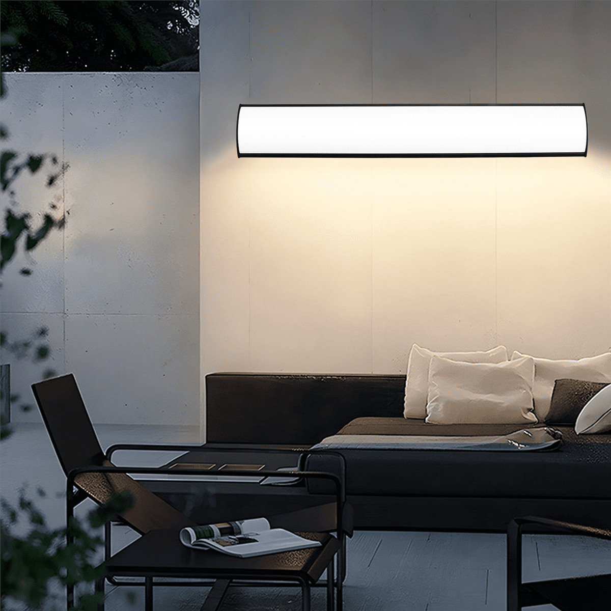Long Strip Outdoor Patio Wall Lights Villa Porch Garden Patio Exterior Wall Lights Exterior Wall Patio Decorative Lights