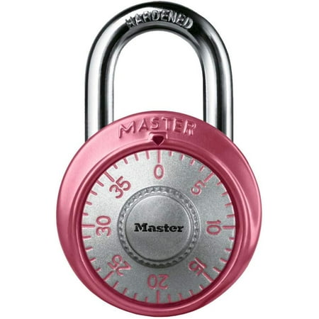 1530DPNK Locker Lock Combination Padlock, 1 Pack, Pink, Indoor padlock is best used as a school locker lock and gym lock, providing protection and security from.., By Master (Best Security Lock For Android)