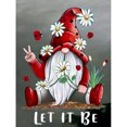 thumbnail image 1 of Cuadros Decorativos 5D DIY diamante pintura completo cuadrado taladro Let it Be Gnome decoración de pared Rhinestone JShteea Nuevos Originales, 1 of 8