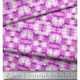 thumbnail image 2 of Soimoi Modal Satin Fabric Geometric Tie-Dye Print Sewing Fabric Yard 42 Inch Wide, 2 of 4