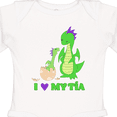 thumbnail image 4 of Inktastic I Love My Tía Boys or Girls Long Sleeve Baby Bodysuit, 4 of 5