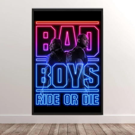 POSTER Bad Boys Ride or Die 2024 Movie Poster Classic Film Poster Wall Art Decor High Quality Movie Prints -UNFRAMED