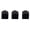 1.75"x2" Pointed Tip, variant on BambooMN Pointed Tip Assortment - Low Profile Staff/Sword Neoprene Safety Tip - Both Sizes