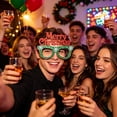 thumbnail image 5 of Christmas Glasses Accessories Party Favors Plastic Fun & Comfortable for Christmas Party Holiday Photo Booth Office Home Christmas Decorations by MPOISVA, 5 of 7