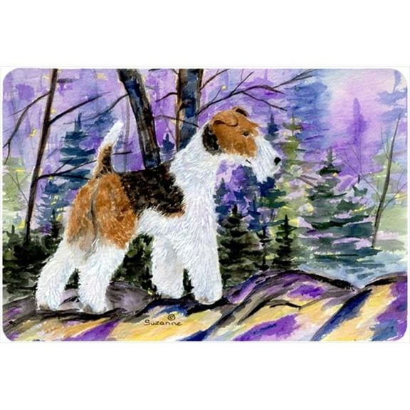 Fox Terrier Mouse pad, hot pad, or trivet