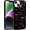 Christian-Black, variant on Christian God Phone Case for iPhone 16 6.1", Clear Western Aesthetic Jesus Verse Bible Cross Design, Floral Flower Print Pattern Transparent Cover, Soft TPU Protection for iPhone 16