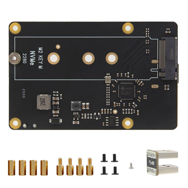 Placa de Expansión X872 para 4, USB A M.2 NVMe SSD NAS, Compatible con Arranque Desde SSD