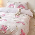 thumbnail image 2 of Kawaii Sanrios Hello Kitty My Melody Kuromi Cotton Four-Piece Set Cute Animal Printing Pillowcases Student Dormitory Bed Sheet, 2 of 5