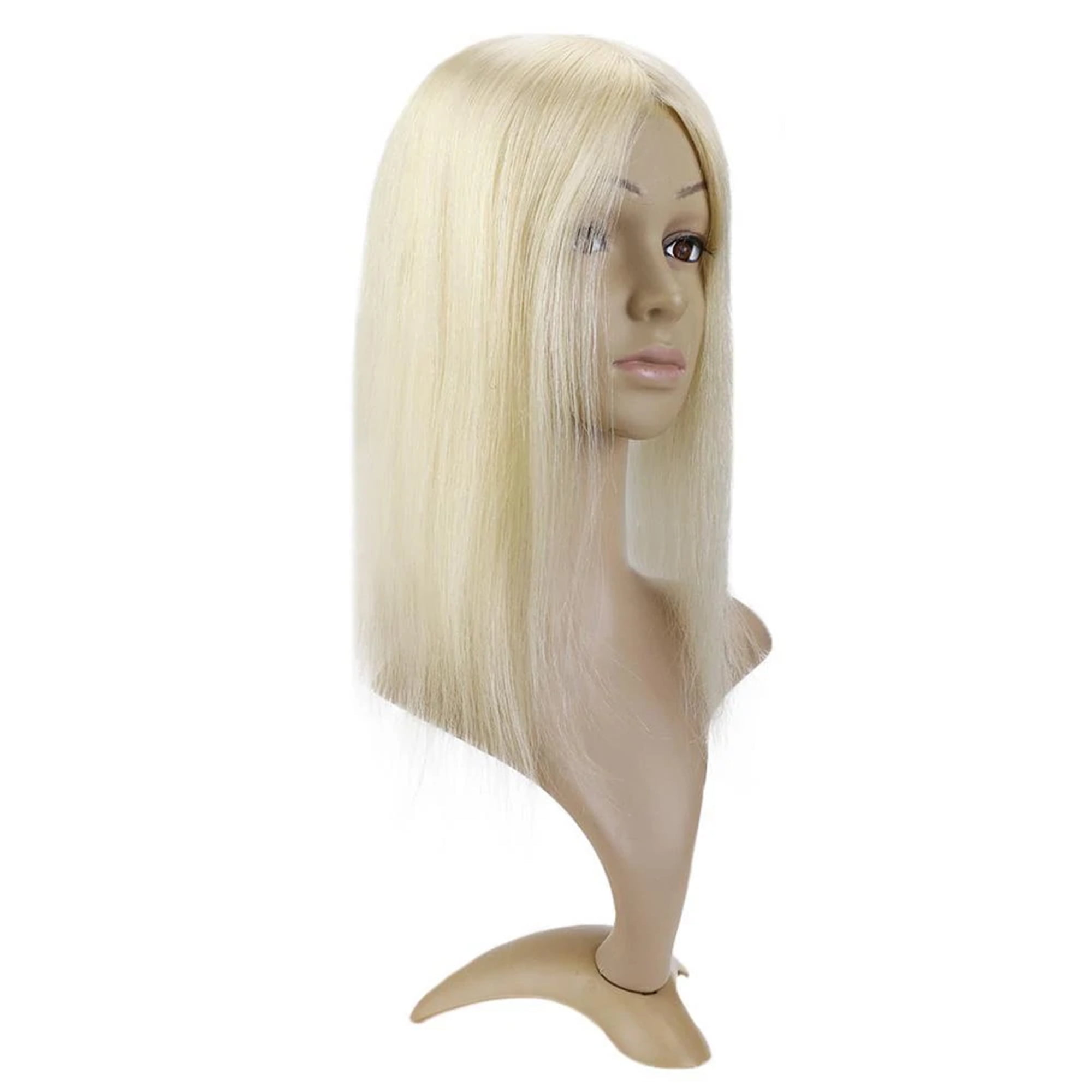 Full Shine Human Hair Toppers for Women with Thinning Hair 12” Blonde Crown Topper  Hair Extensions 