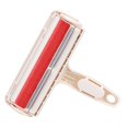 thumbnail image 1 of Quitapelos de mascotas de doble cara, reutilizable, con mango ergonómico, rodillo para pelo de perros y gatos, para alfombras, sofás, ropa, color rojo, 1 of 12
